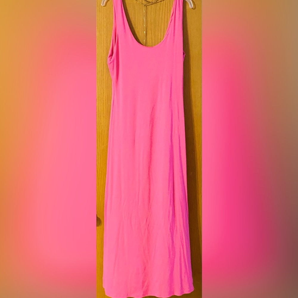 Vibrant pink size large sun dress